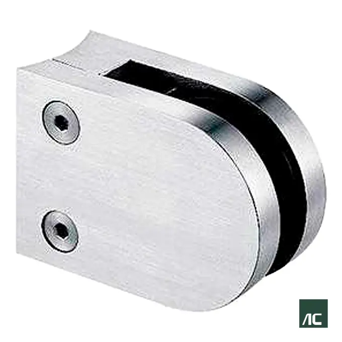 ABRAZADERA DE VIDRIO 8mm - 10mm A TUBO Ø1.1/2" 38.1mm 63x45x27 SS304