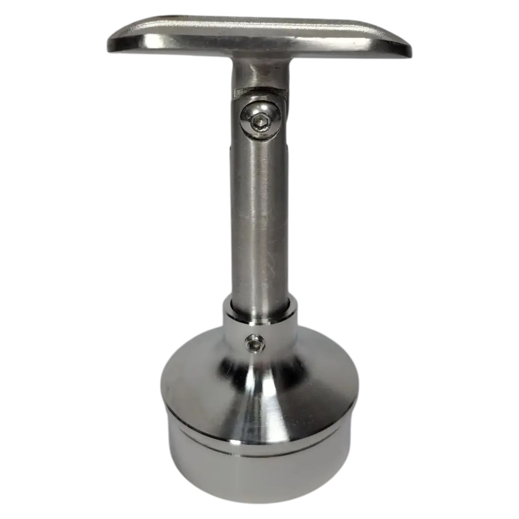 SOPORTE DE ALTURA AJUSTABLE A TUBO Ø 2" 50.8mm SS304