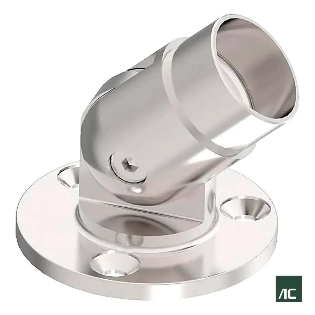 BASE FLEXIBLE P/SUJETAR TUBO Ø2" 50.8mm SS304