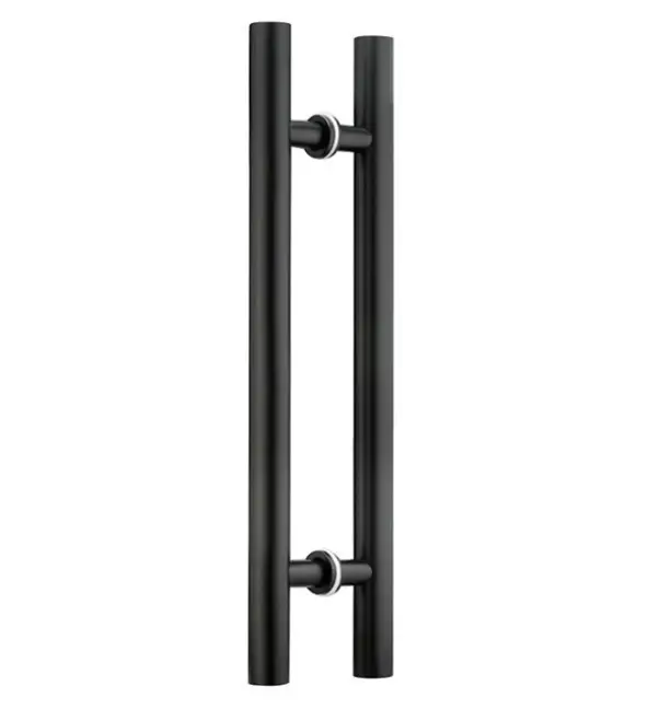 JALADOR TIPO "H" DE 1 1/4" - 32mm ALTURA DE 80cm SS304 NEGRO