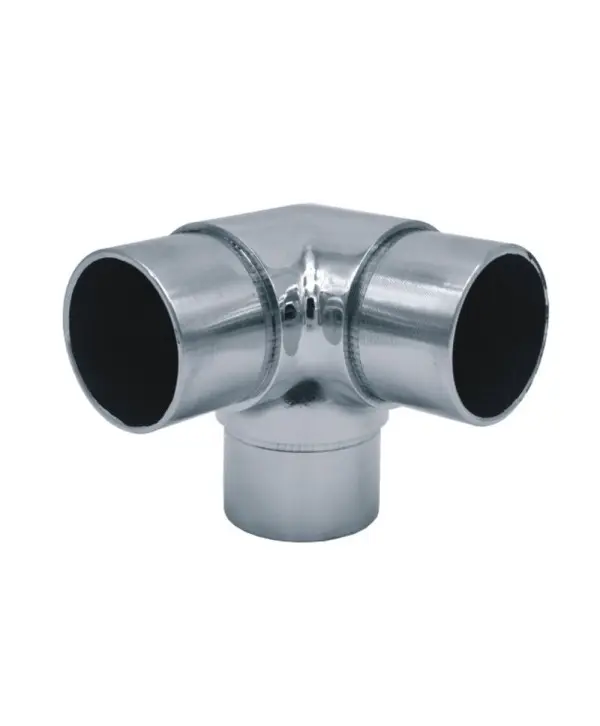 CODO RECTO P/ESQUINA 90° Y BASE Ø2" 50.8mm SS304