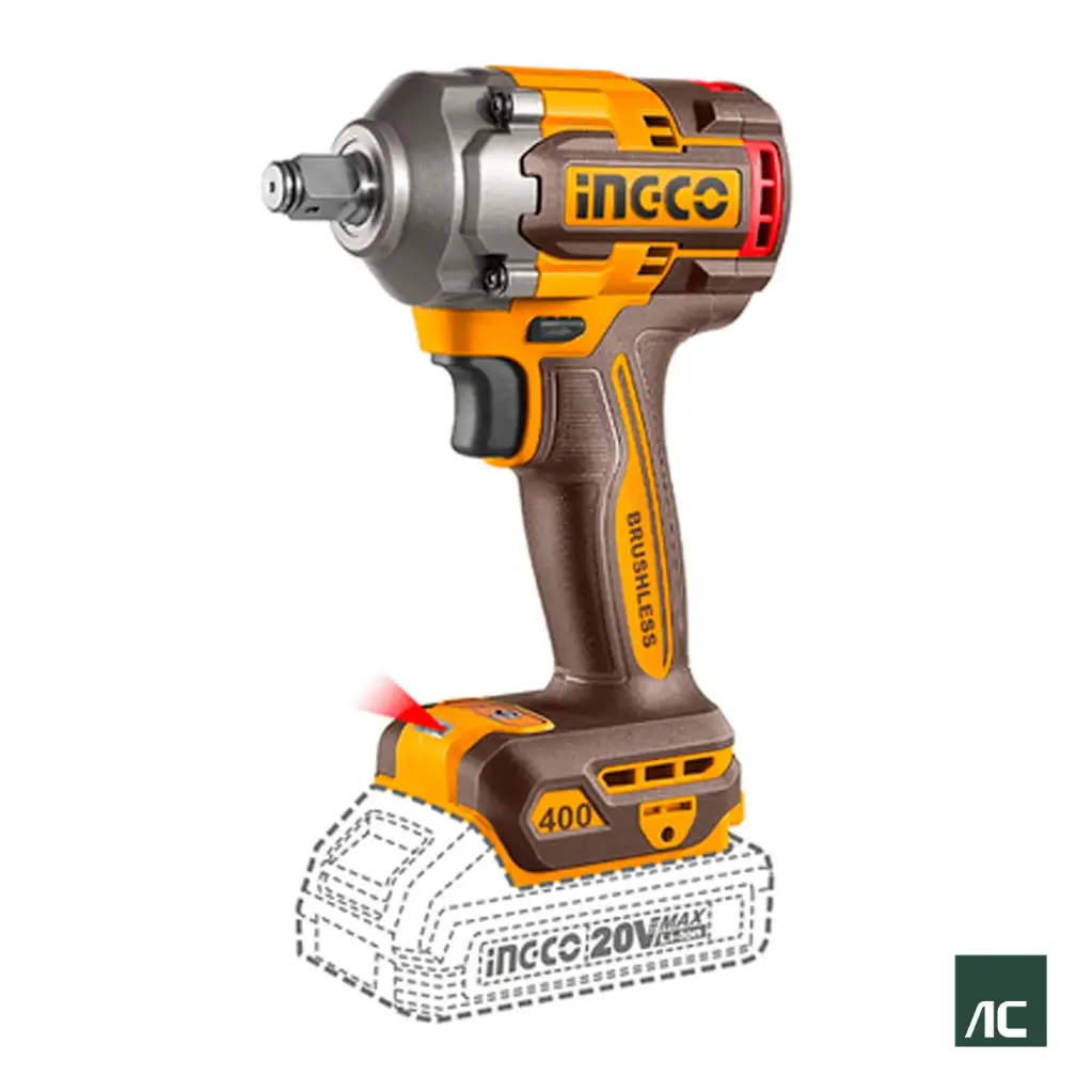 PISTOLA DE IMPACTO INÁLAMBRICO 350N-m ING-CO