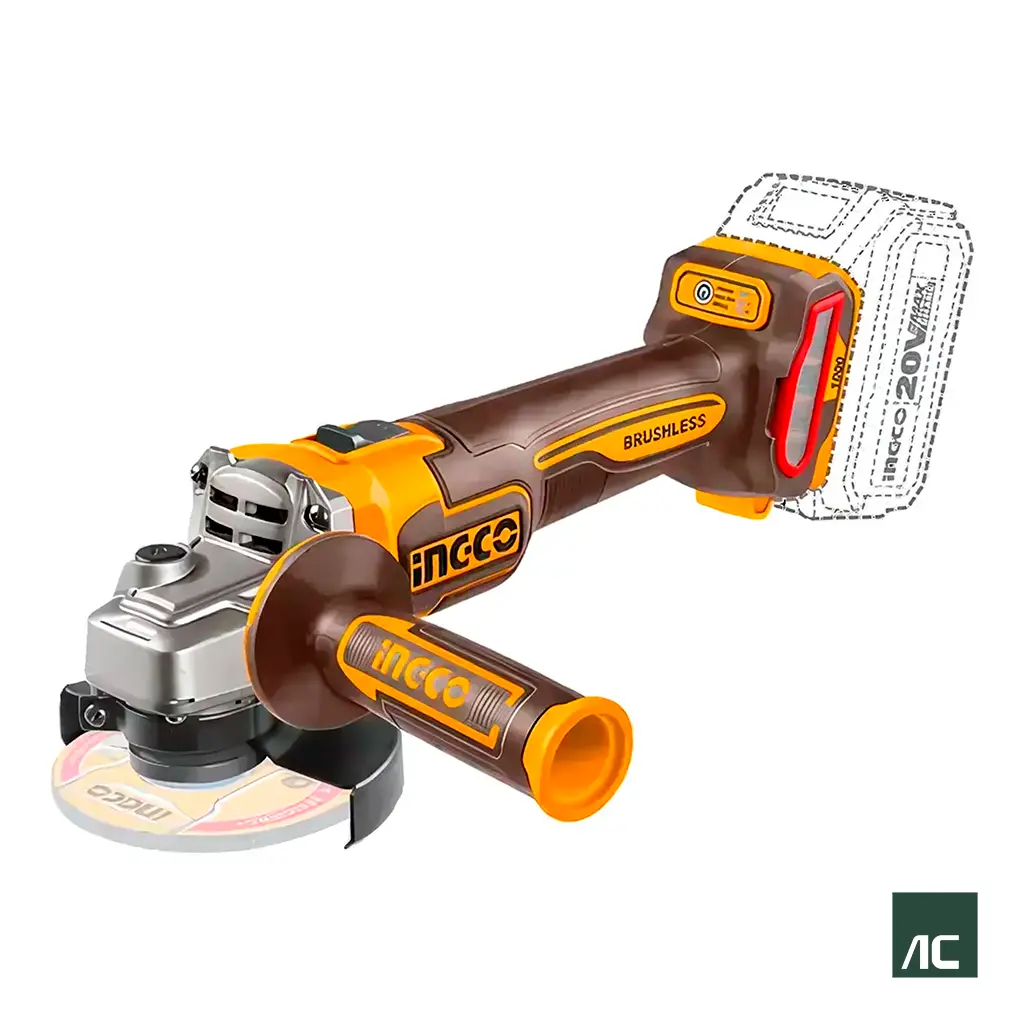 AMOLADORA ANGULAR INALÁMBRICA ING-CO