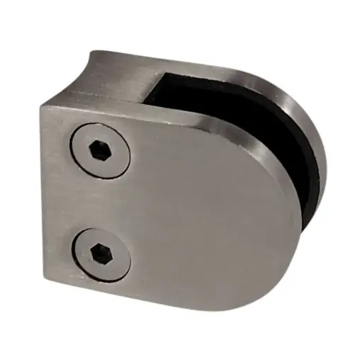 [ACS201] ABRAZADERA DE VIDRIO DE 8mm, 10mm A TUBO DE 1.1/2" 38.1mm 50x40x25 SS304