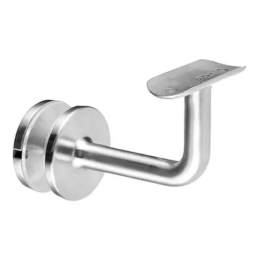 [A307006] SOPORTE LATERAL DE VIDRIO TIPO J A TUBO Ø 2" 50.8mm SS304
