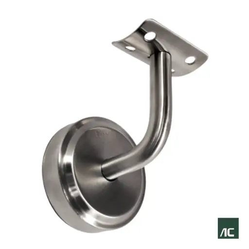 [HR01049] SOPORTE LATERAL A PARED T/"J" Ø2" 50.8mm SS304 C/CUBIERTA