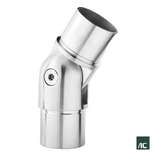 [HR01023] CODO ROTATIVO CON ÁNGULO AJUSTABLE Ø1.1/2" 38.1mm SS304