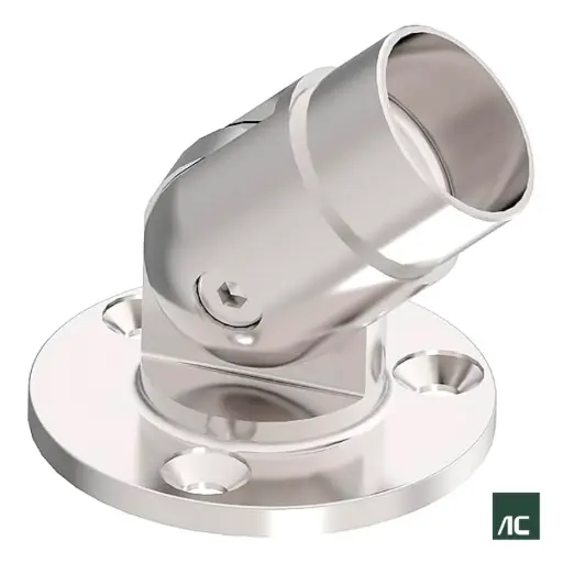 [HR01029] BASE FLEXIBLE P/SUJETAR TUBO Ø2" 50.8mm SS304