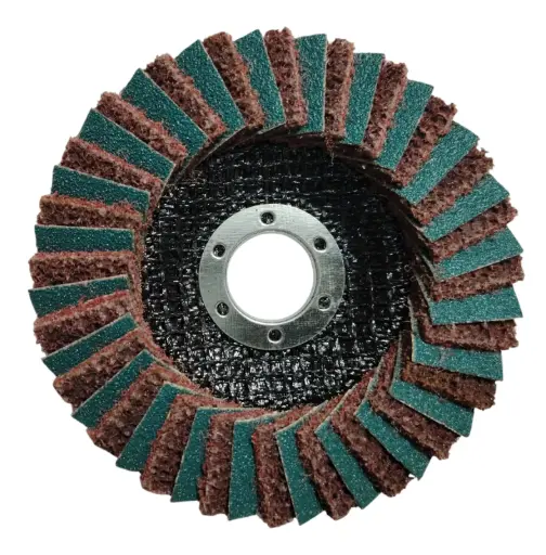 [ACS820] DISCO TIPO FLPA PARA PULIR DE LIJA Y ESPONJA 4 1/2"  - 115mm