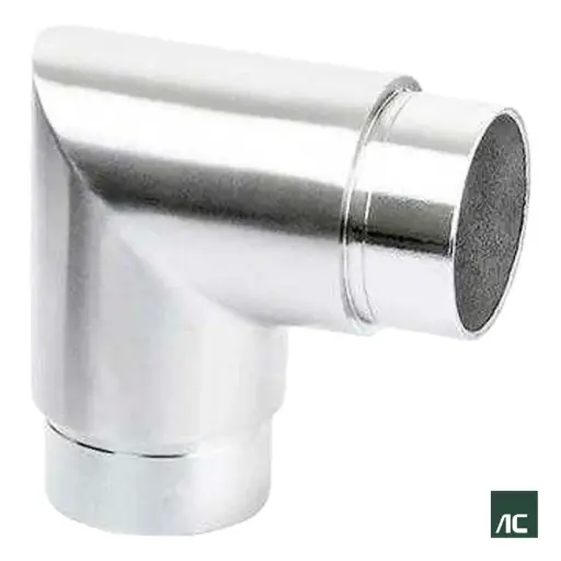 [HR01027] CODO RECTO P/ESQUINA 90° Ø2" 50.8mm SS304