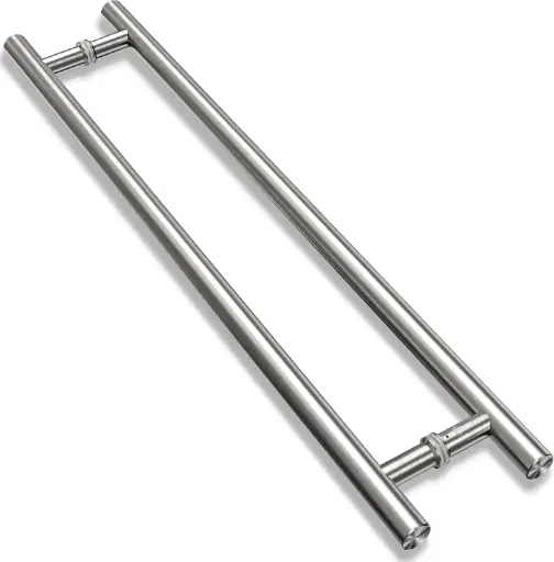 [ACS708] JALADOR TIPO "H" DE 1 1/4" - 32mm ALTURA DE 100cm SS304 ACABADO ESPEJO