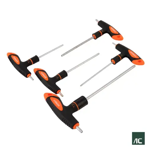 [HM02002] LLAVES TORX CROMADAS 5pzs KENDO 